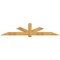 Ekena Millwork Kennewick Rough Sawn Timber Gable Bracket, Western Red Cedar, 108"W x 22"H x 4"D x 6"F, 5/12 Pitch GBW108X22X0406KEN00RWR - alternate 1
